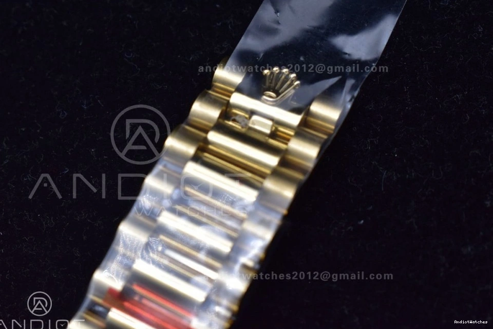 Version YG President 36 On 686 Best BPF V DayDate Unisex Bracelet A2836 0510